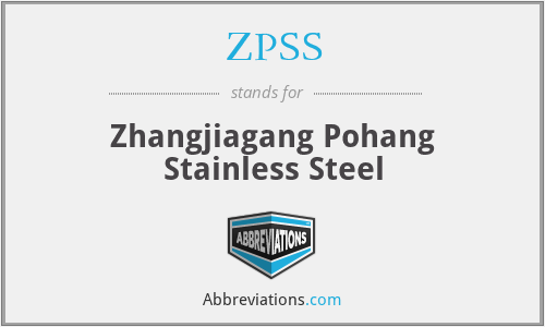 ZPSS - Zhangjiagang Pohang Stainless Steel