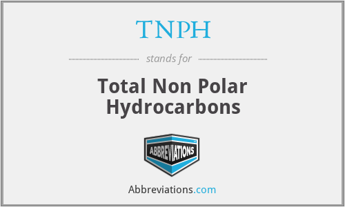 TNPH - Total Non Polar Hydrocarbons