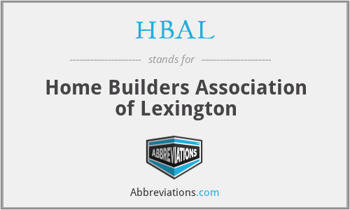 HBAL - Home Builders Association of Lexington