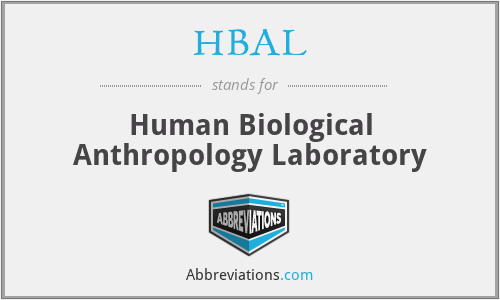 HBAL - Human Biological Anthropology Laboratory
