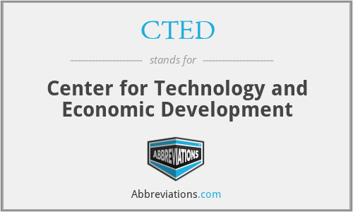 CTED - Center for Technology and Economic Development