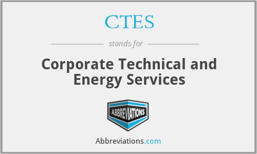 CTES - Corporate Technical and Energy Services