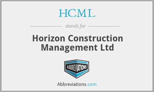 HCML - Horizon Construction Management Ltd
