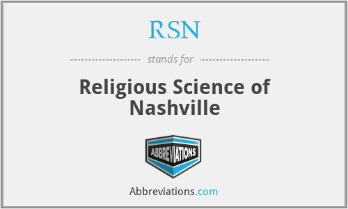 RSN - Religious Science of Nashville