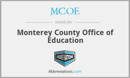 MCOE - Monterey County Office of Education