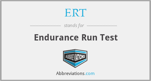 ERT - Endurance Run Test