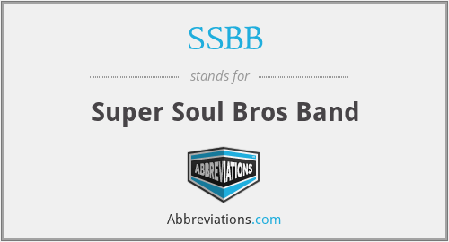 SSBB - Super Soul Bros Band