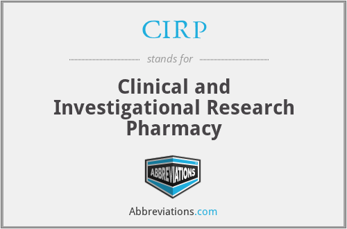 CIRP - Clinical and Investigational Research Pharmacy