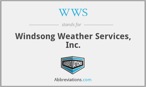 WWS - Windsong Weather Services, Inc.