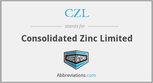 CZL - Consolidated Zinc Limited
