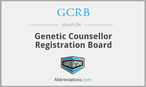 GCRB - Genetic Counsellor Registration Board