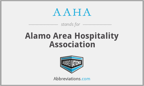 AAHA - Alamo Area Hospitality Association