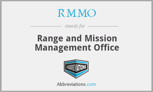 RMMO - Range and Mission Management Office