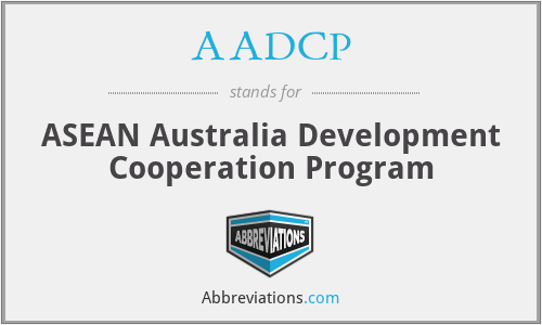 AADCP - ASEAN Australia Development Cooperation Program