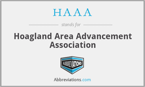 HAAA - Hoagland Area Advancement Association