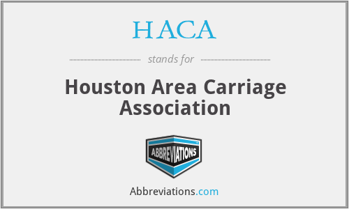 HACA - Houston Area Carriage Association
