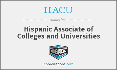 HACU - Hispanic Associate of Colleges and Universities