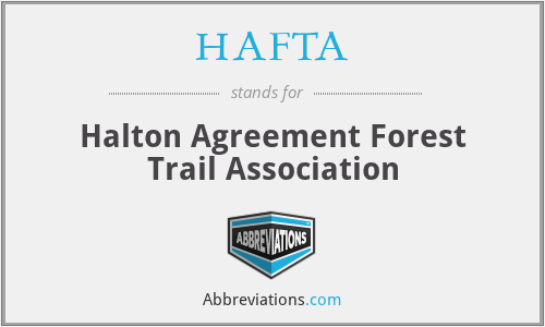 HAFTA - Halton Agreement Forest Trail Association