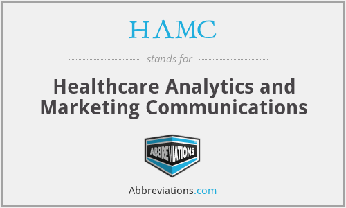 HAMC - Healthcare Analytics and Marketing Communications