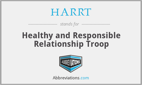 HARRT - Healthy and Responsible Relationship Troop