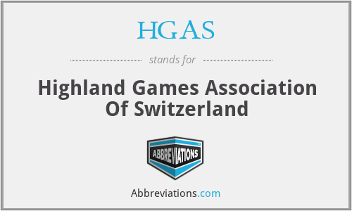 HGAS - Highland Games Association Of Switzerland