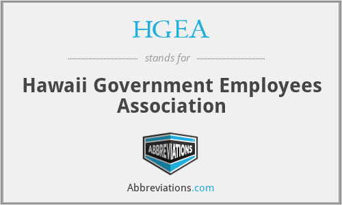 HGEA - Hawaii Government Employees Association