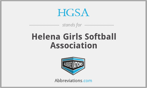 HGSA - Helena Girls Softball Association