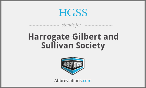 HGSS - Harrogate Gilbert and Sullivan Society