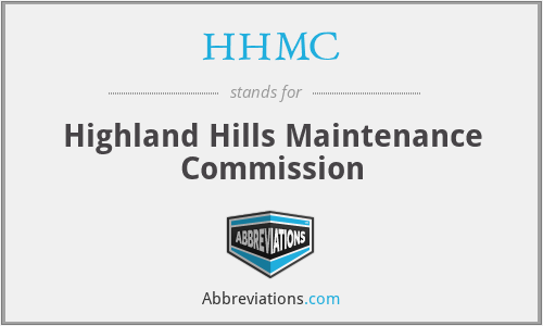 HHMC - Highland Hills Maintenance Commission