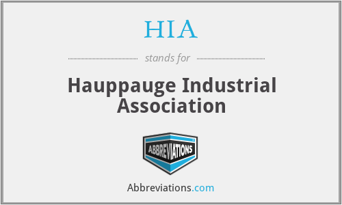 HIA - Hauppauge Industrial Association