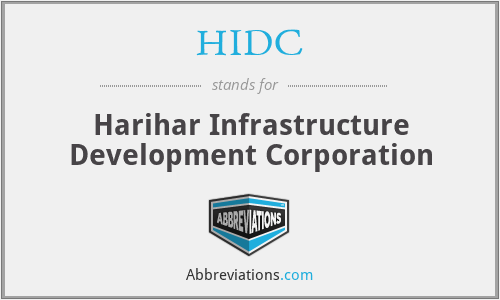 HIDC - Harihar Infrastructure Development Corporation