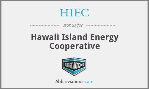 HIEC - Hawaii Island Energy Cooperative