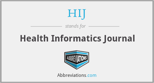 HIJ - Health Informatics Journal