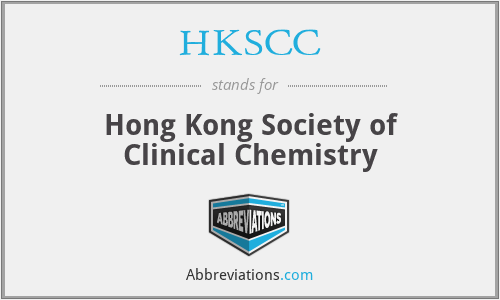 HKSCC - Hong Kong Society of Clinical Chemistry