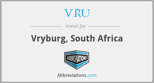 VRU - Vryburg, South Africa