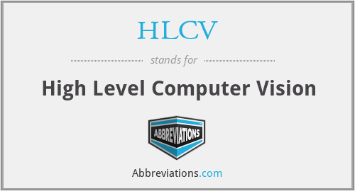 HLCV - High Level Computer Vision