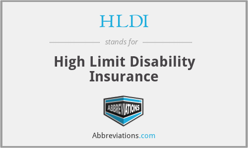 HLDI - High Limit Disability Insurance