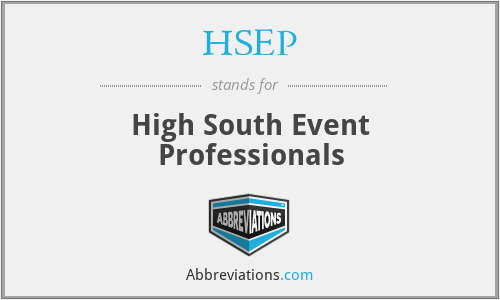 HSEP - High South Event Professionals