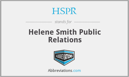 HSPR - Helene Smith Public Relations