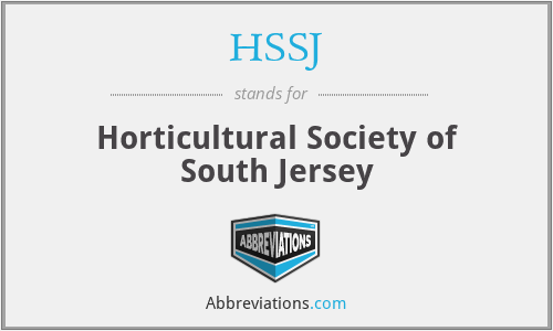 HSSJ - Horticultural Society of South Jersey
