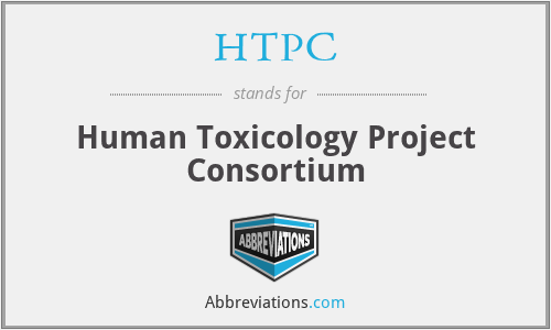 HTPC - Human Toxicology Project Consortium