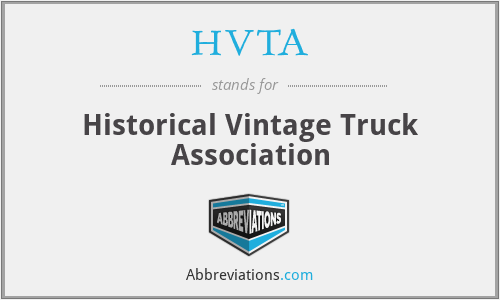 HVTA - Historical Vintage Truck Association