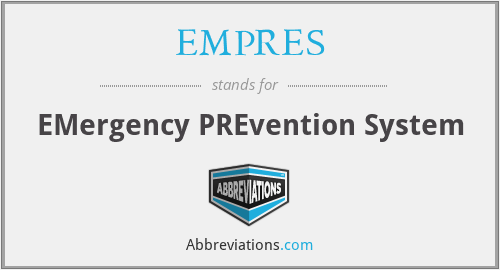 EMPRES - EMergency PREvention System