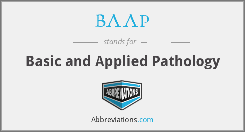 BAAP - Basic and Applied Pathology