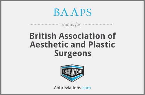 BAAPS - British Association of Aesthetic and Plastic Surgeons