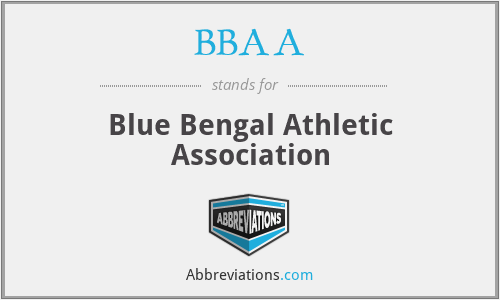 BBAA - Blue Bengal Athletic Association