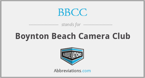 BBCC - Boynton Beach Camera Club