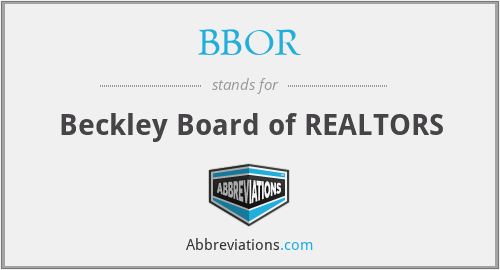 BBOR - Beckley Board of REALTORS