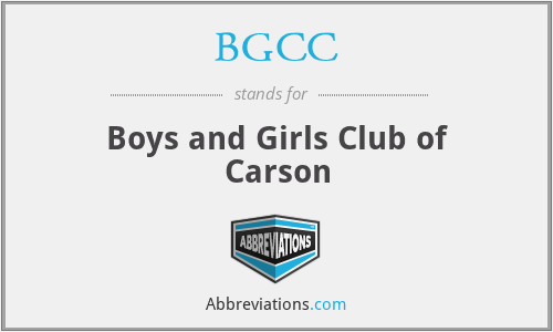 BGCC - Boys and Girls Club of Carson