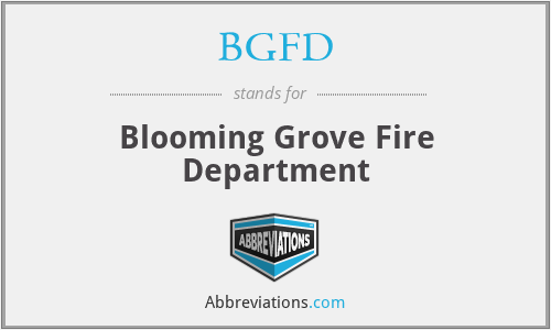 BGFD - Blooming Grove Fire Department
